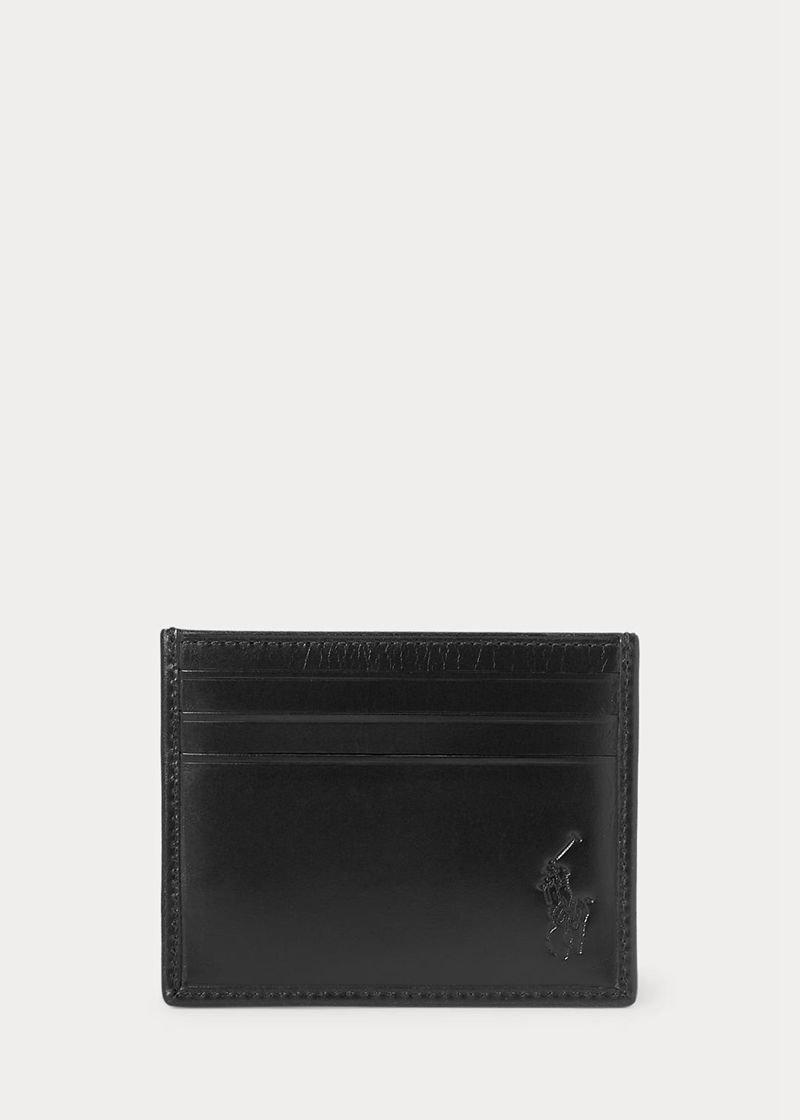 ポロ ラルフ ローレン 財布 メンズ 黒 シグネチャー Pony レザー Card Case NRFEW1867